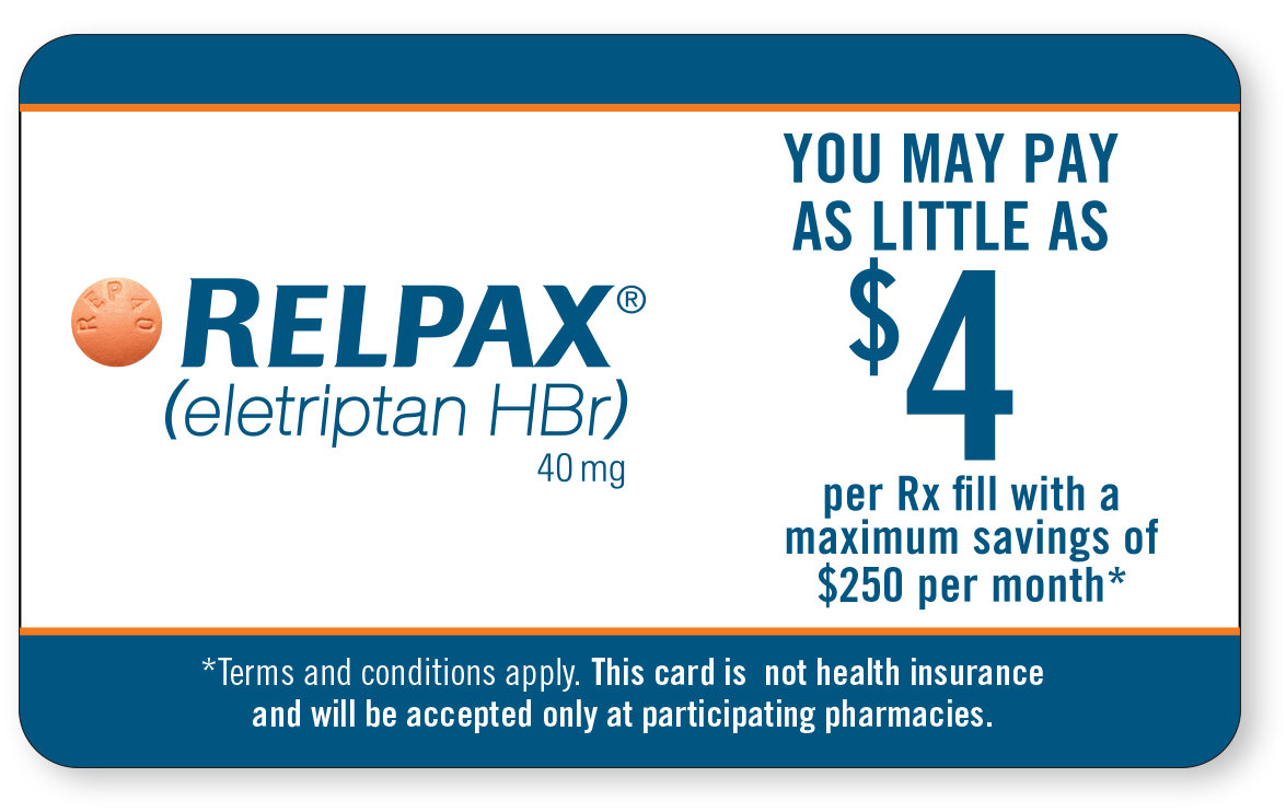 RELPAX Savings Card RELPAX Savings Card